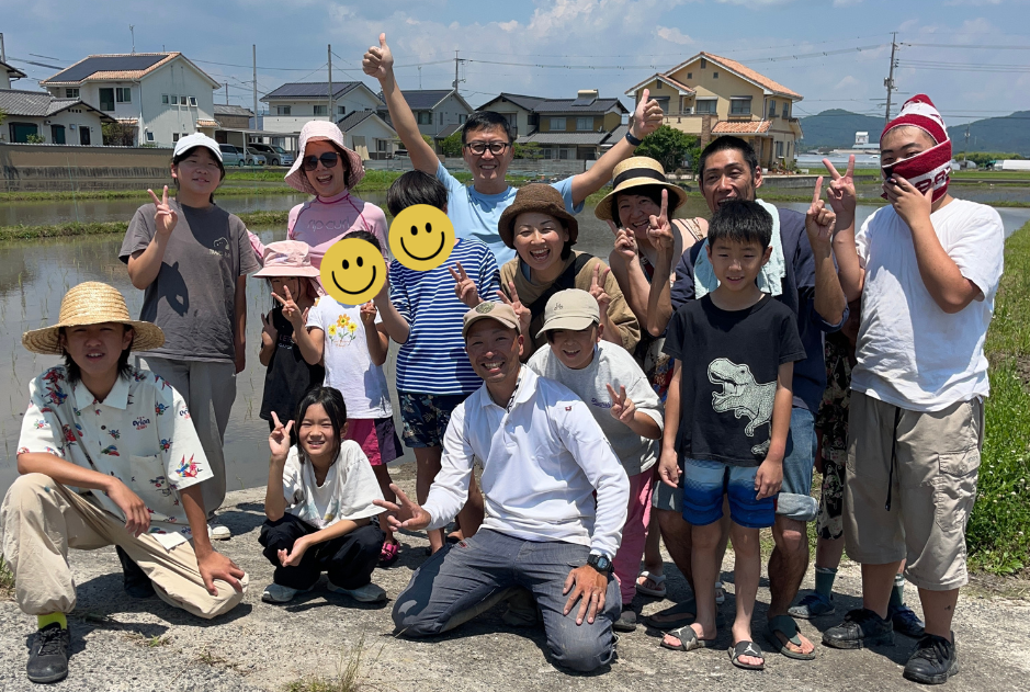 日向ファームさんで田植え